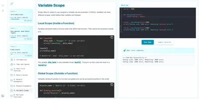 Codeling interactive coding environment